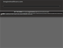 Tablet Screenshot of imaginehealthcare.com